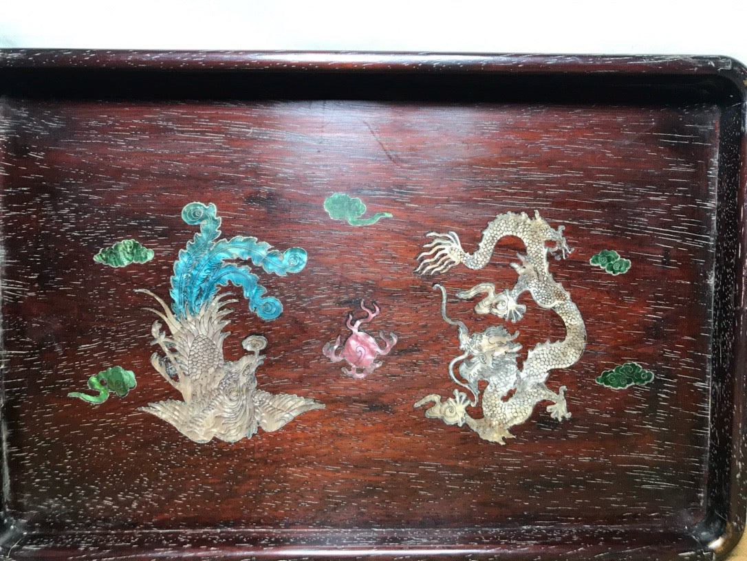 Hua Li Mu Xiang Bei Bao Copper Edge Tea Plate