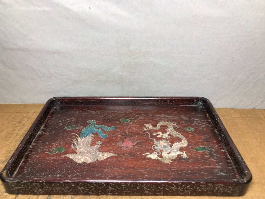 Hua Li Mu Xiang Bei Bao Copper Edge Tea Plate