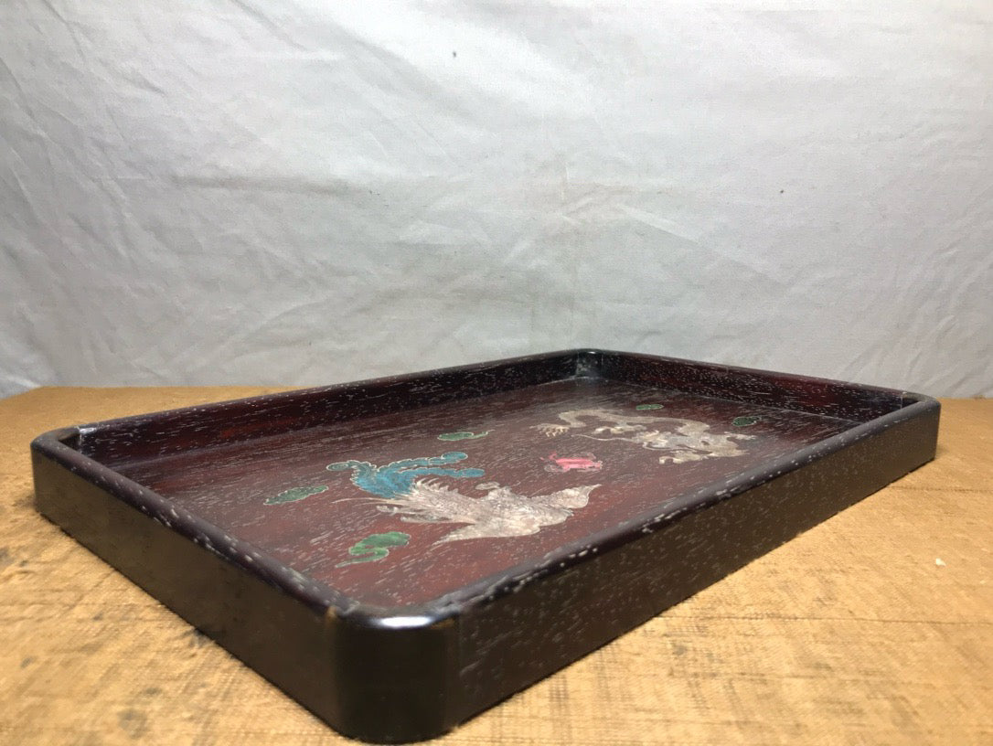 Hua Li Mu Xiang Bei Bao Copper Edge Tea Plate