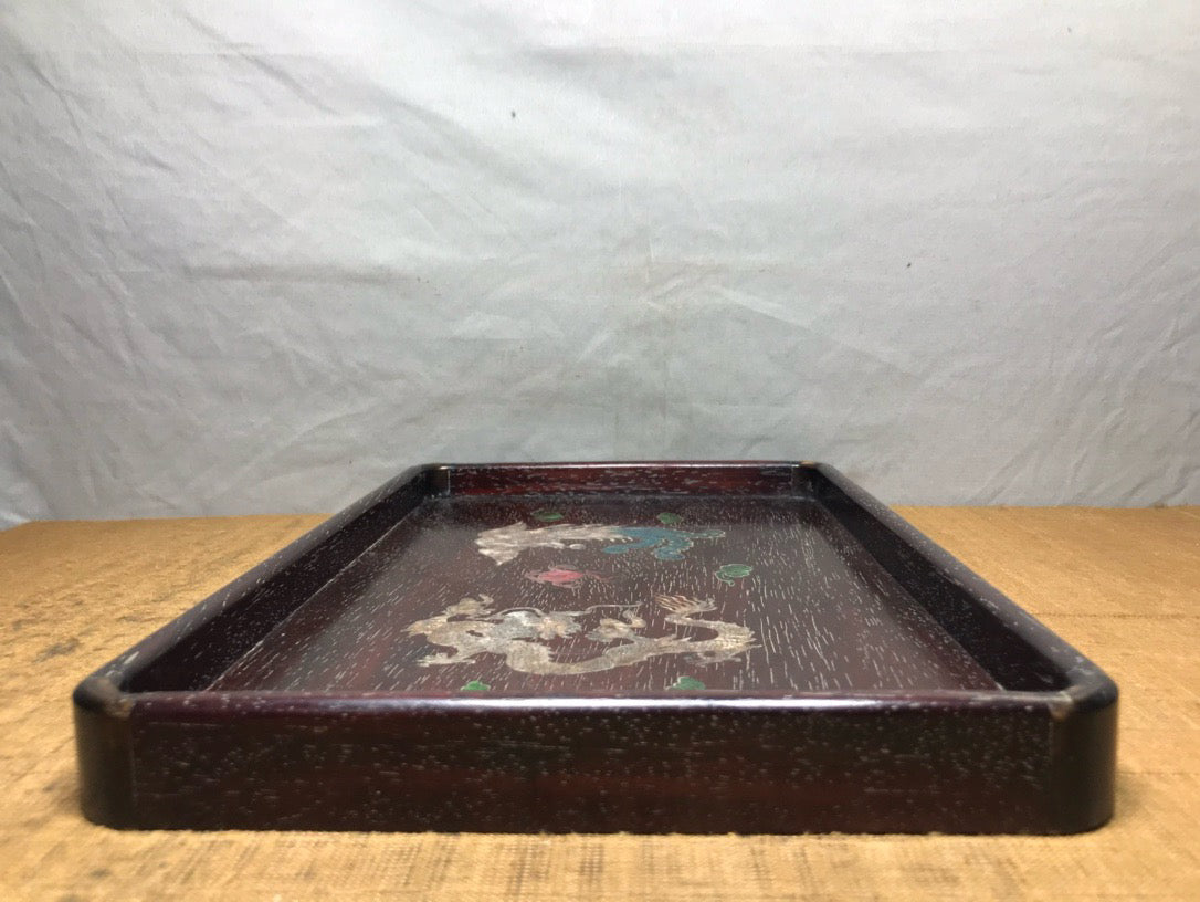 Hua Li Mu Xiang Bei Bao Copper Edge Tea Plate