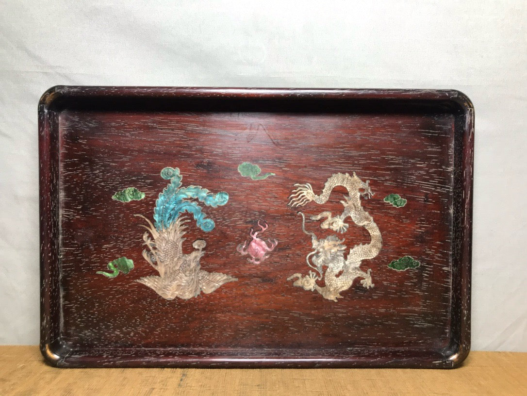 Hua Li Mu Xiang Bei Bao Copper Edge Tea Plate