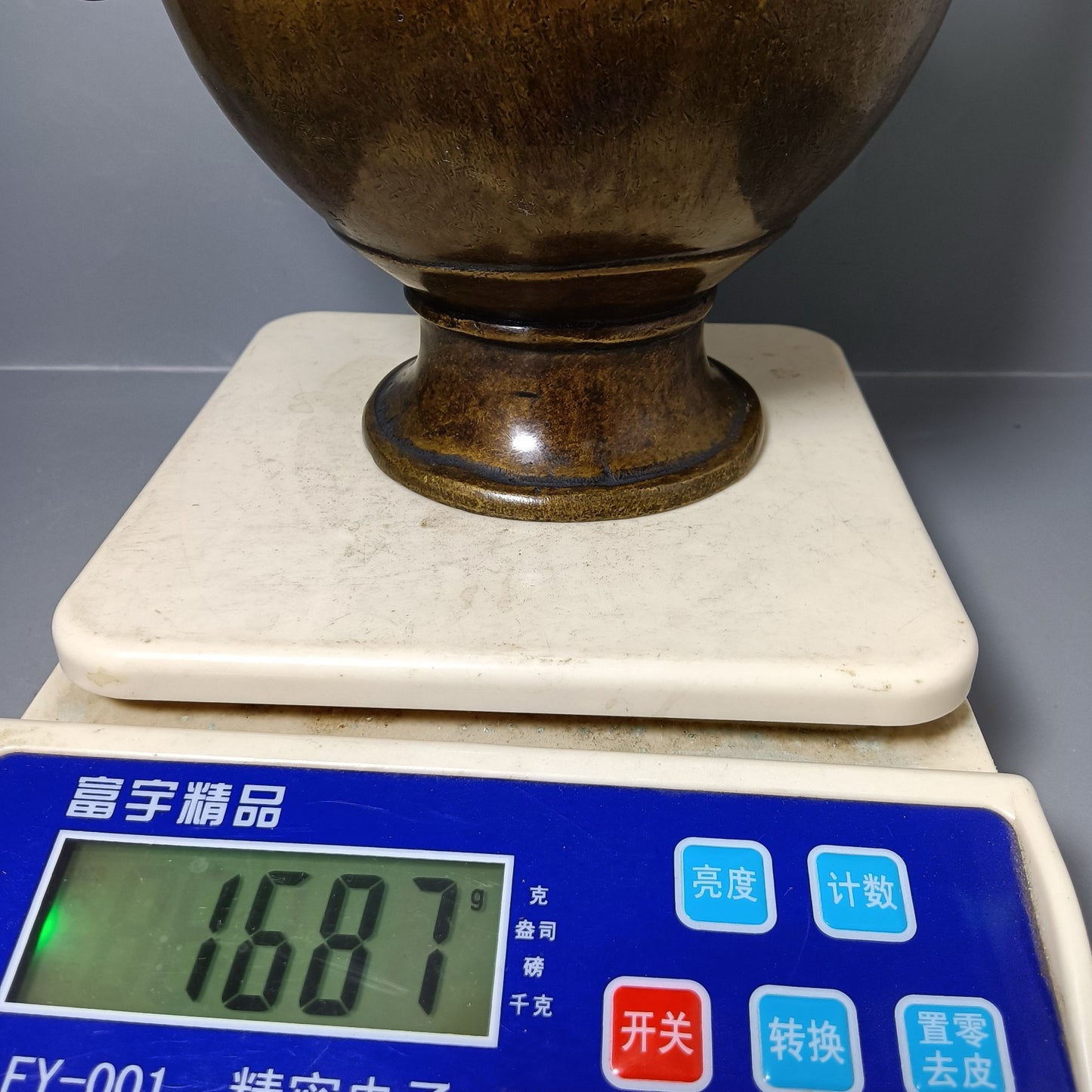 Chinese antique pure copper teapot
