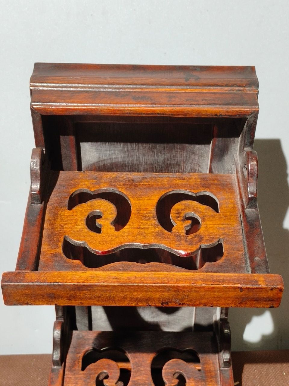 Chinese Antique Pear Solid Wood Strip Table Decoration