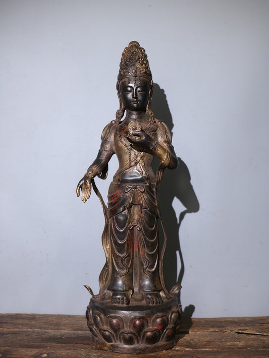 Chinese Antique [Complete Statue of Guanyin Bodhisattva]