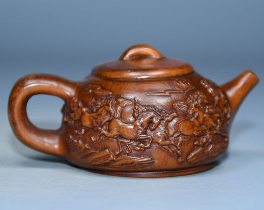 Huangyangmu Eight Steed Pot Handle