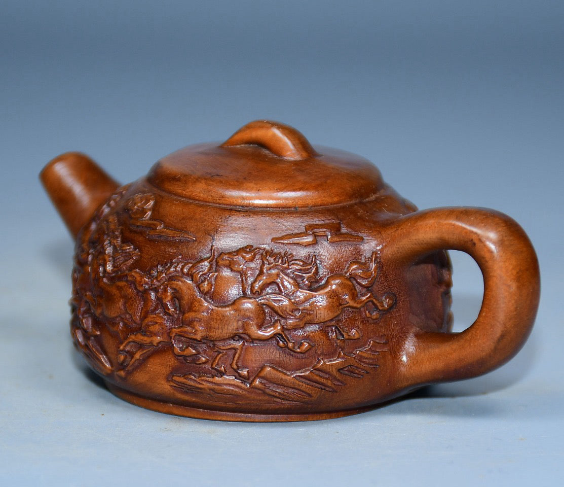Huangyangmu Eight Steed Pot Handle