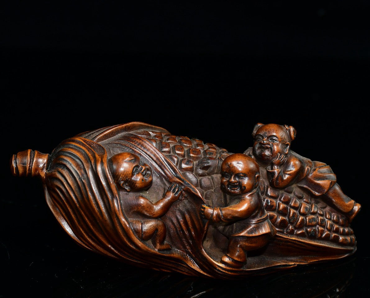 Huangyang wood corn doll ornament