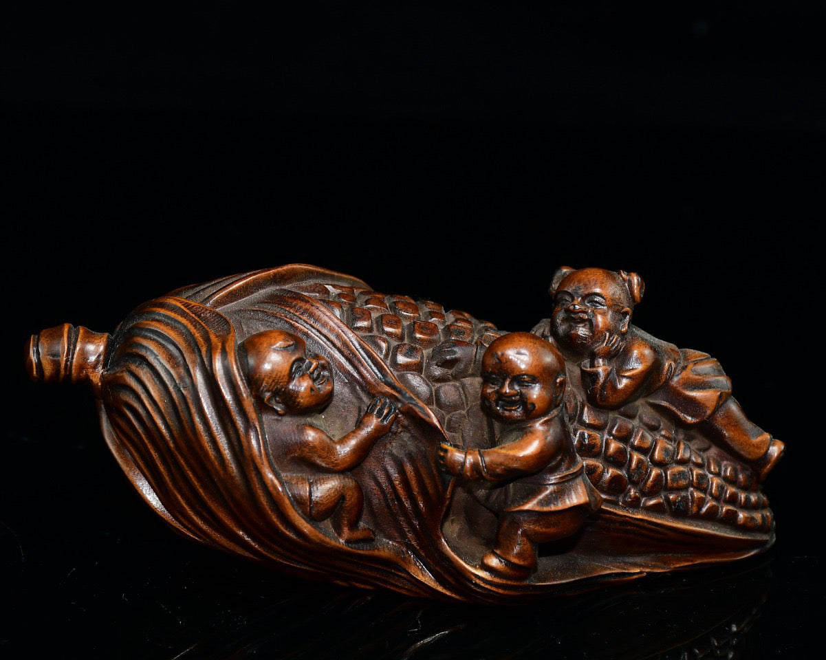 Huangyang wood corn doll ornament
