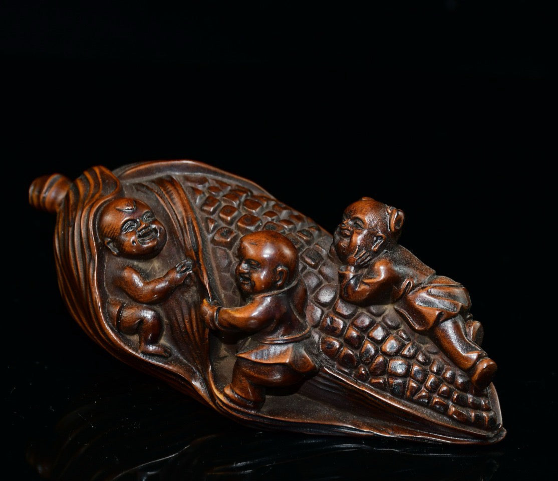 Huangyang wood corn doll ornament