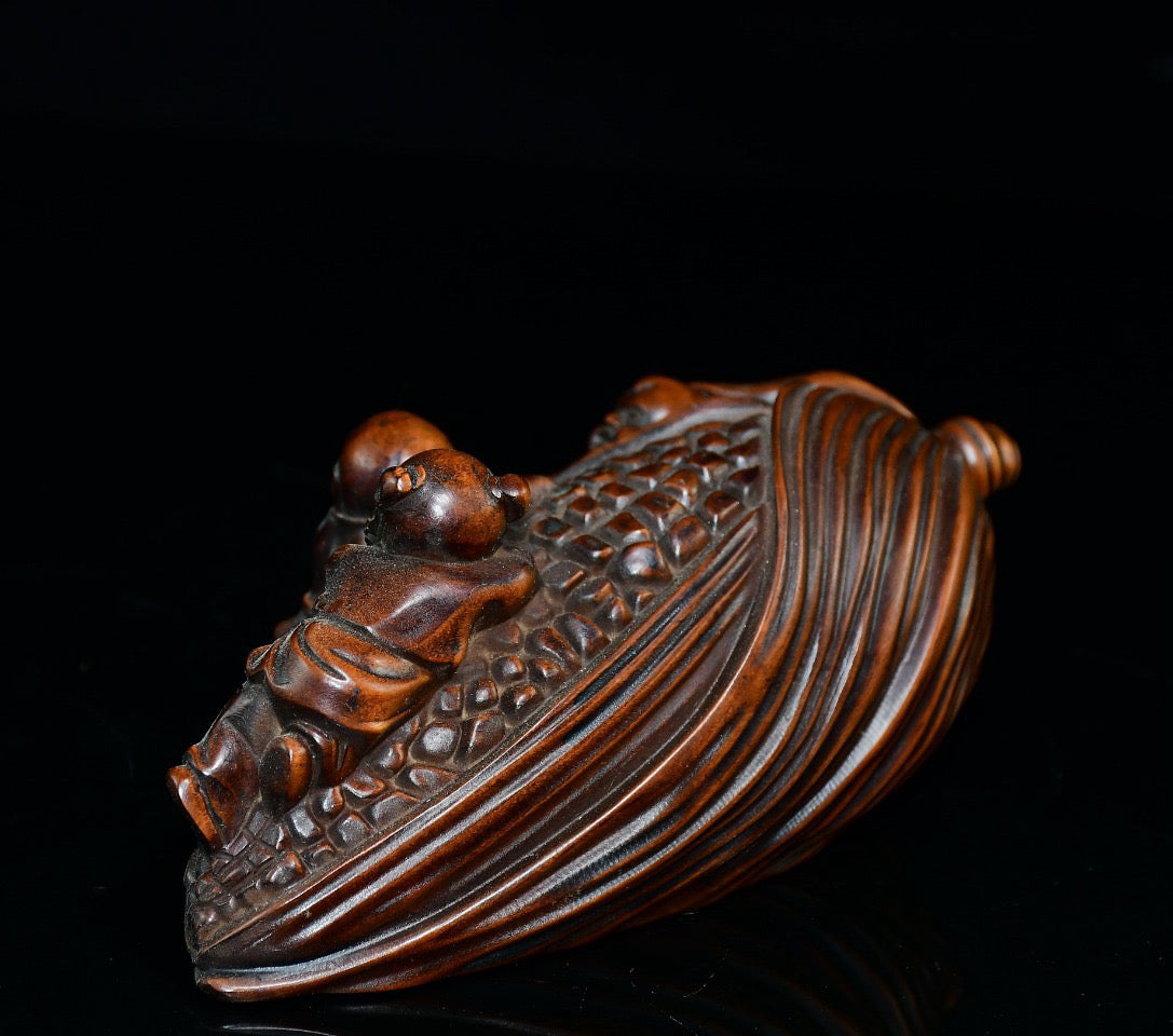 Huangyang wood corn doll ornament