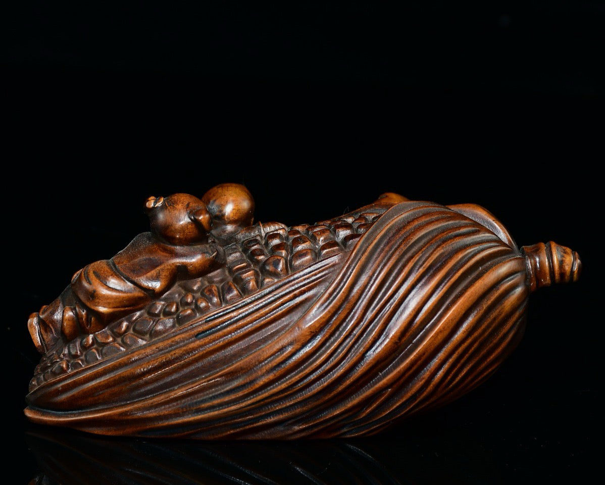 Huangyang wood corn doll ornament