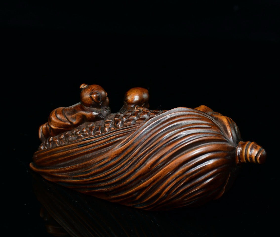 Huangyang wood corn doll ornament