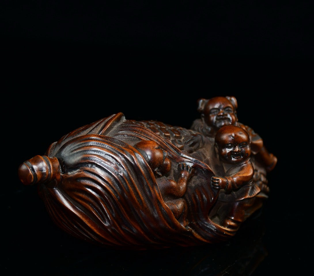 Huangyang wood corn doll ornament