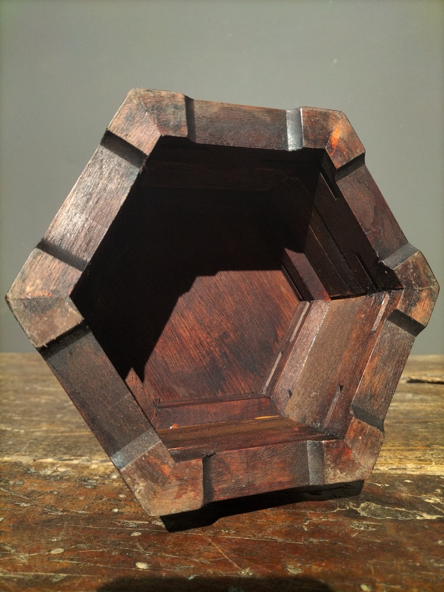 Chinese antique rosewood handmade exquisite carving [Wenchang Pagoda]
