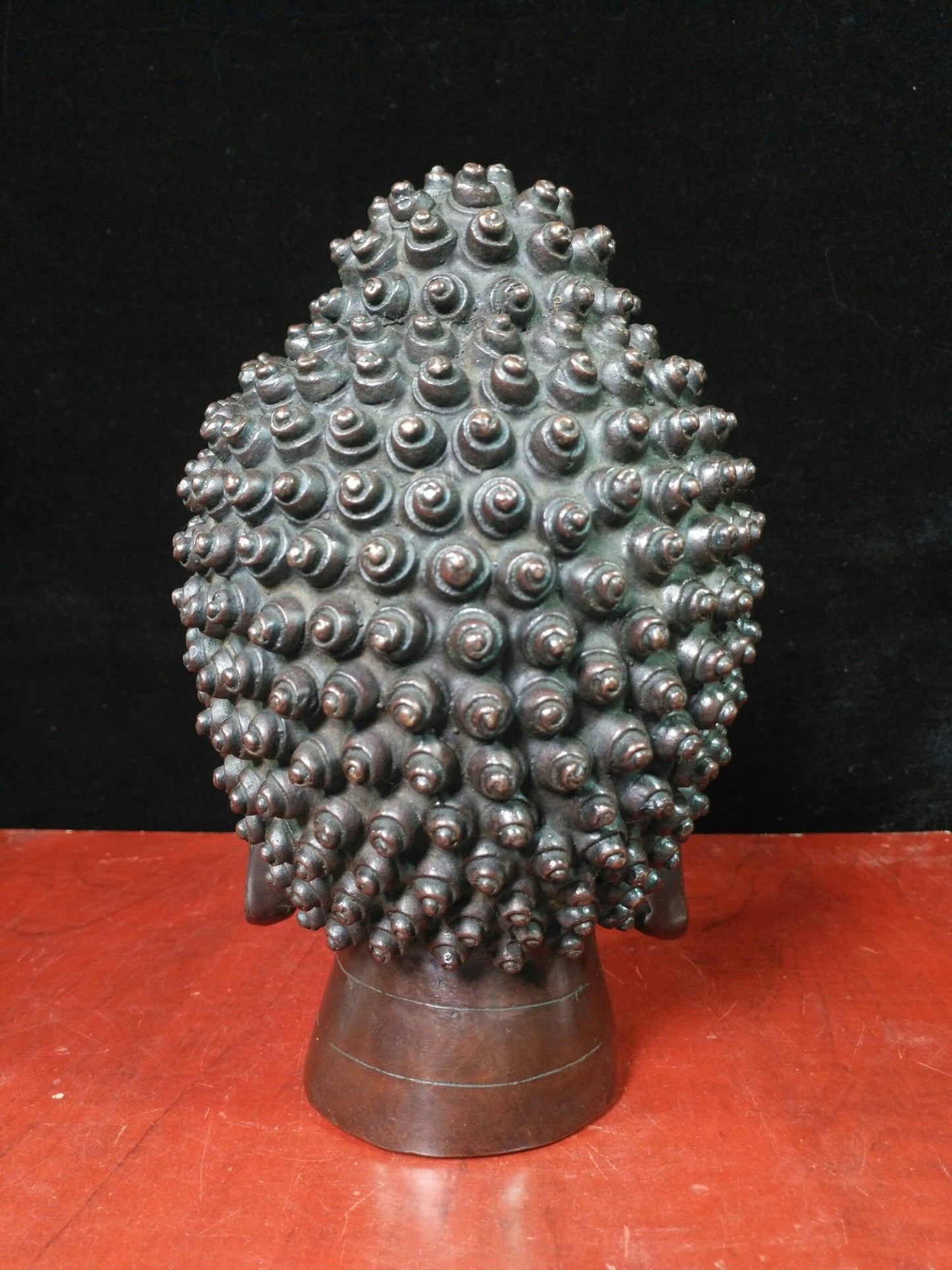 Pure copper Shakyamuni Buddha head