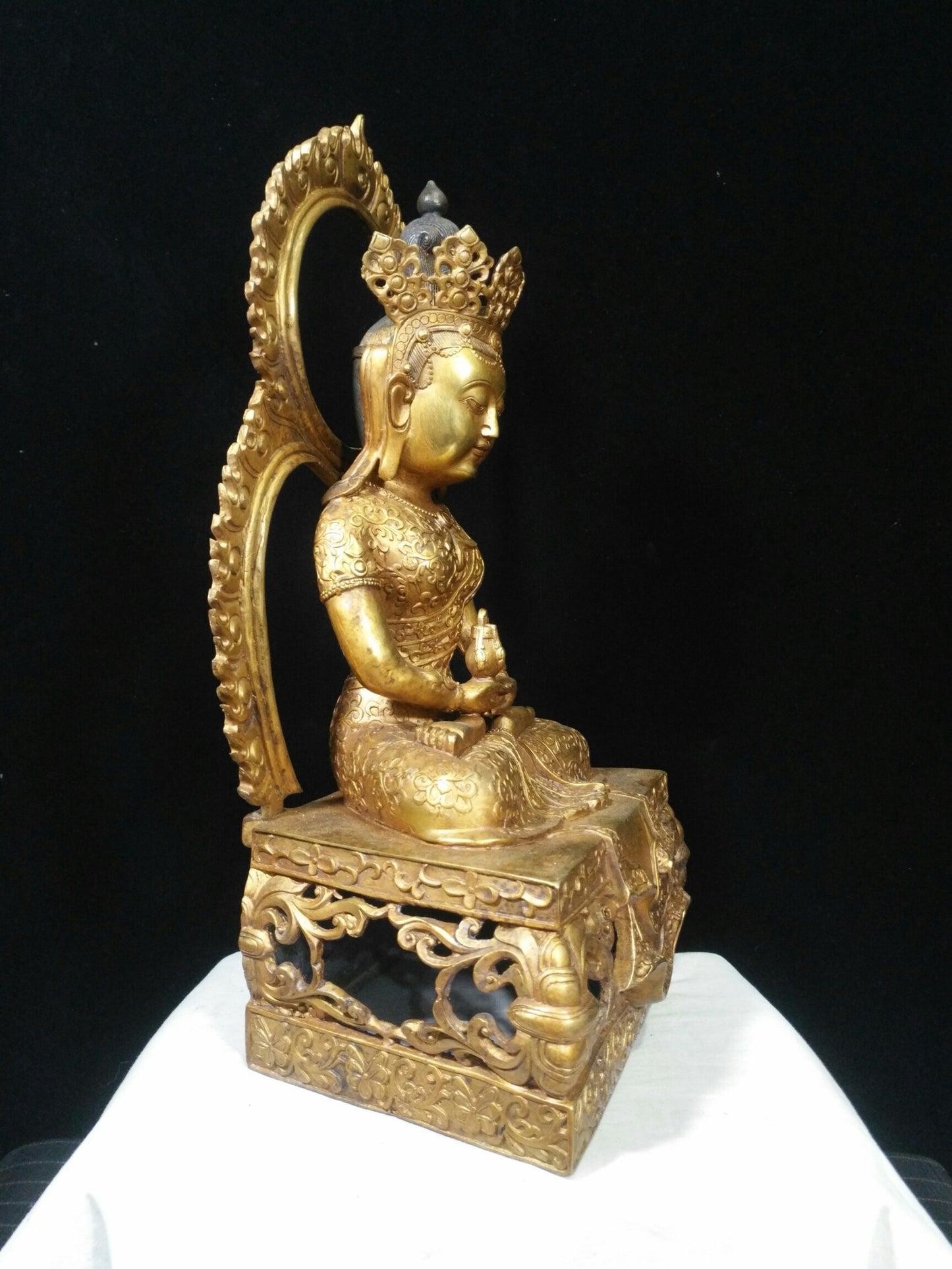 Pure copper longevity Buddha