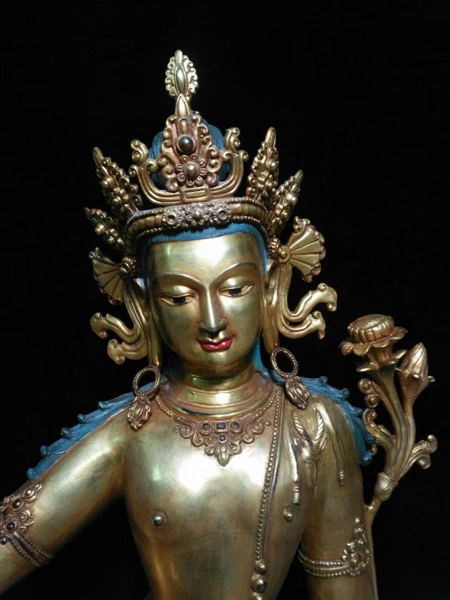 Pure Copper Tara Bodhisattva