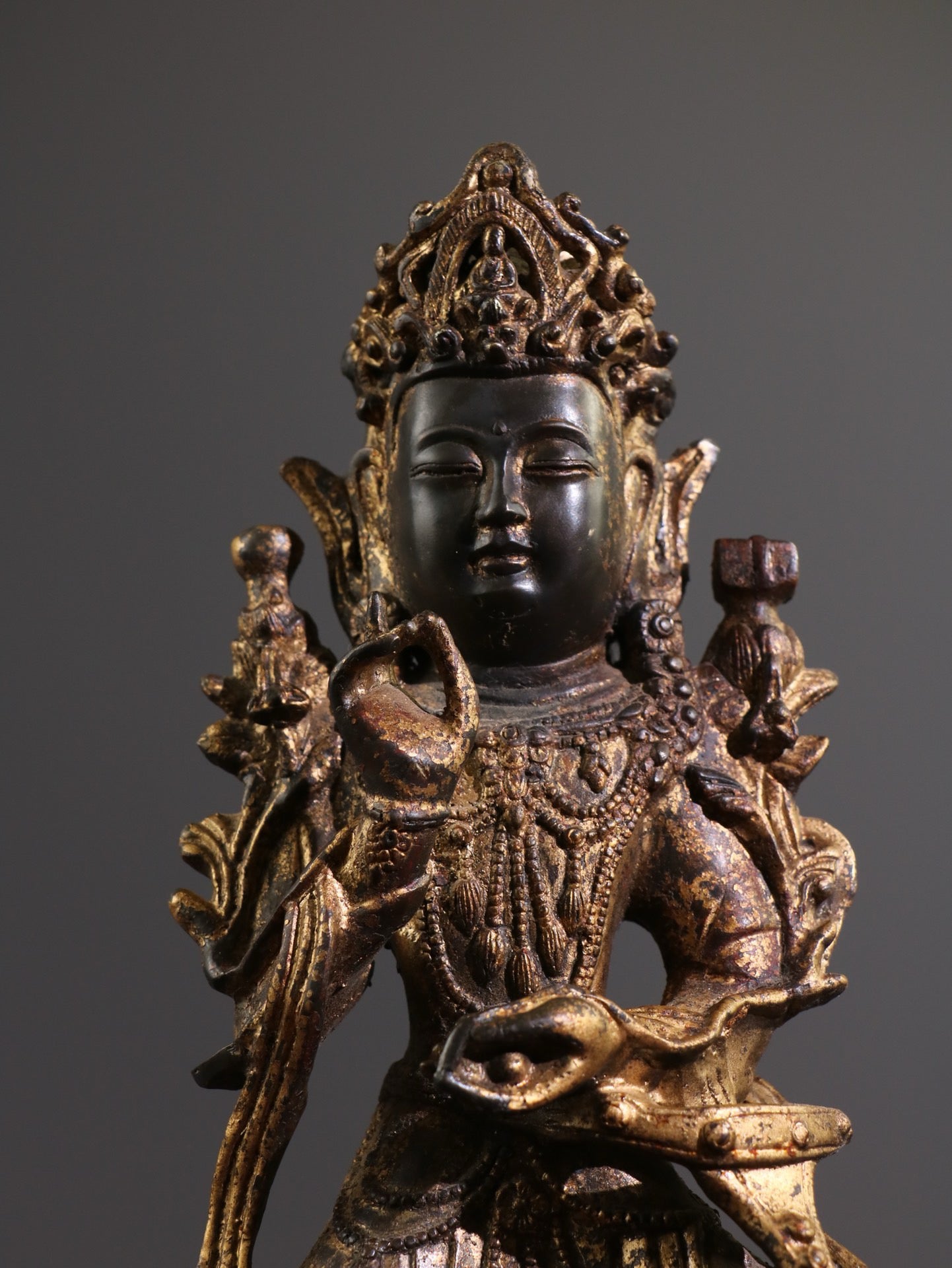 Chinese Antique [Sitting Beast Tara Bodhisattva]