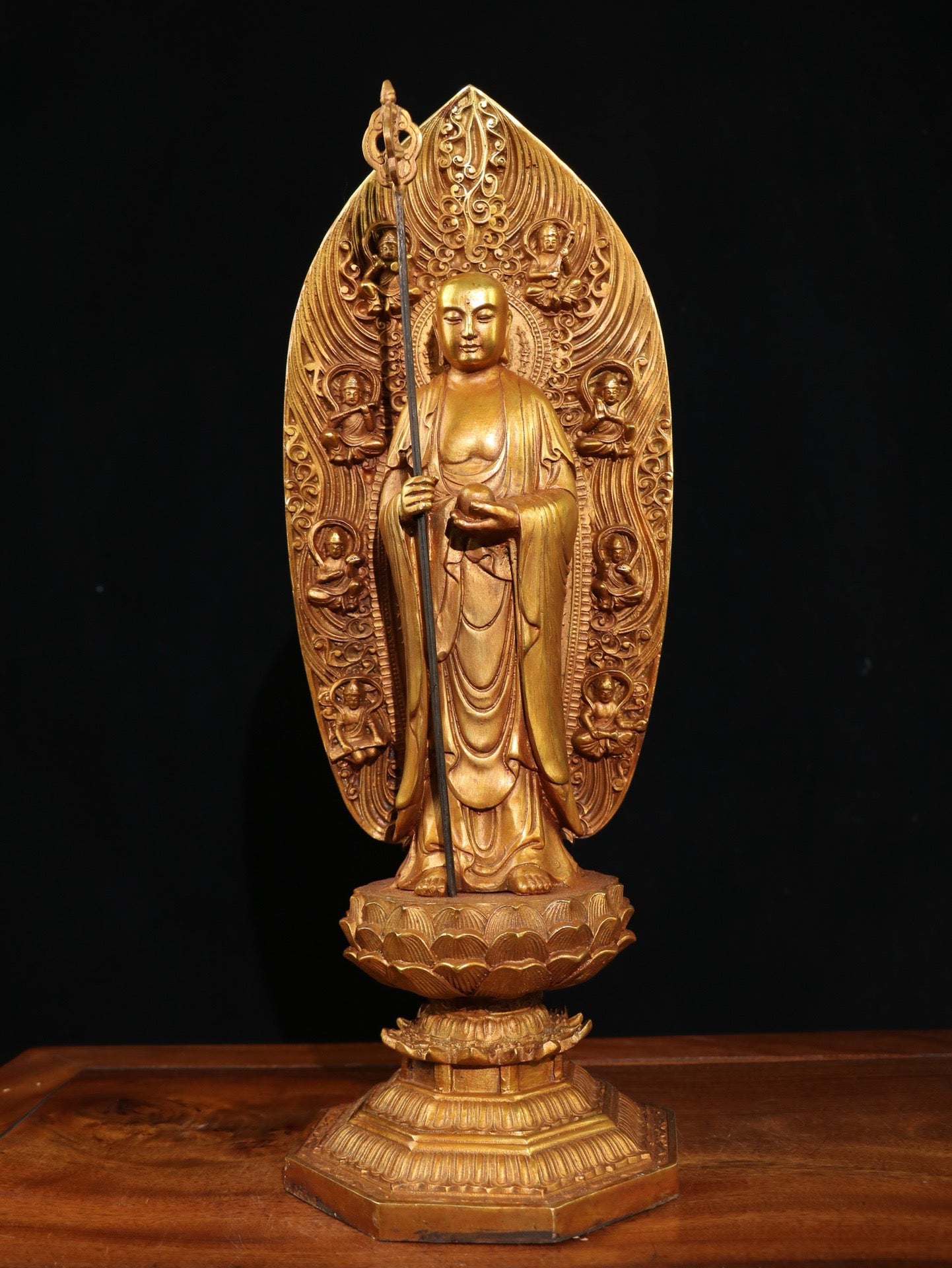 A Chinese antique statue of Ksitigarbha Bodhisattva