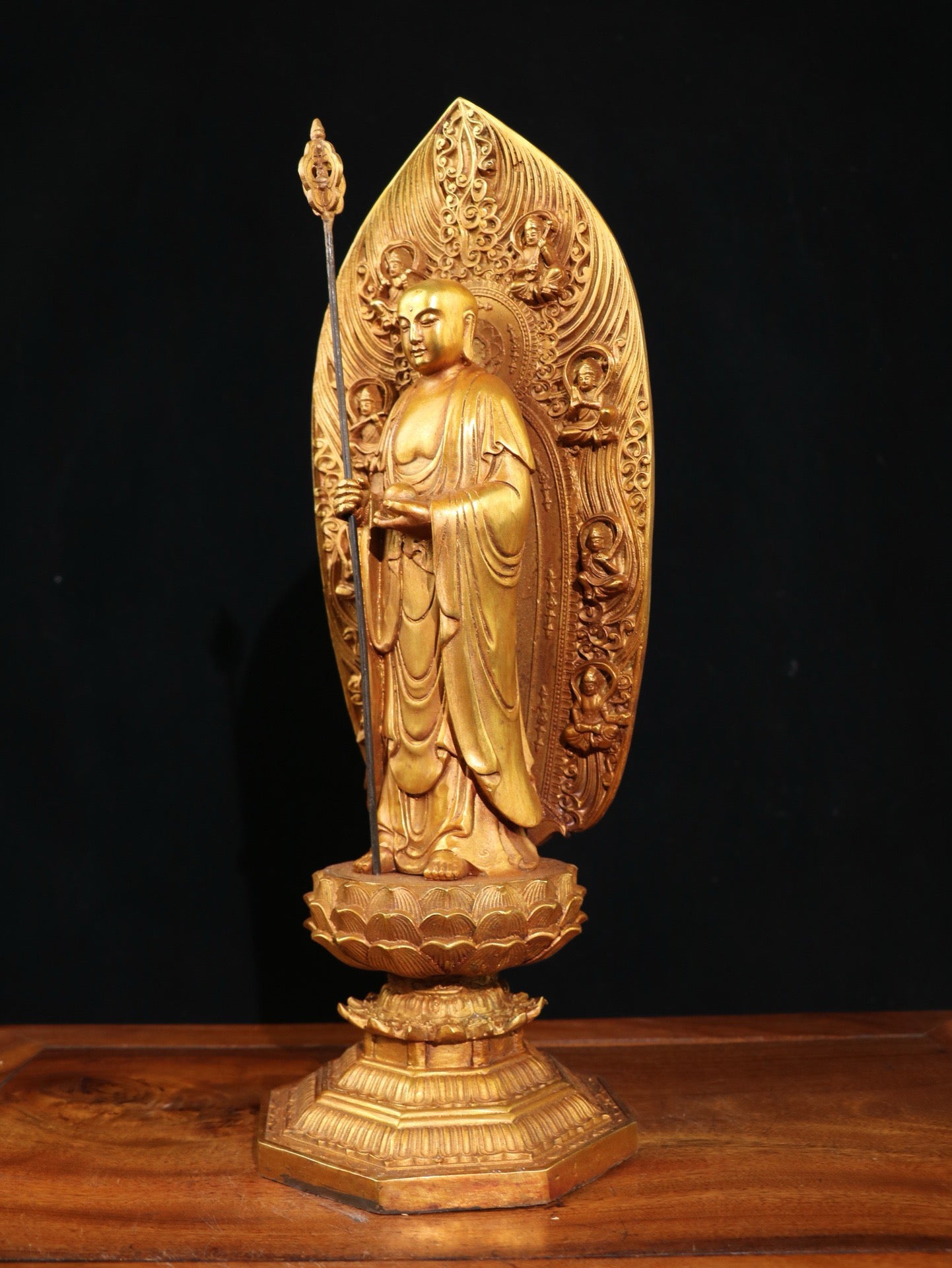 A Chinese antique statue of Ksitigarbha Bodhisattva