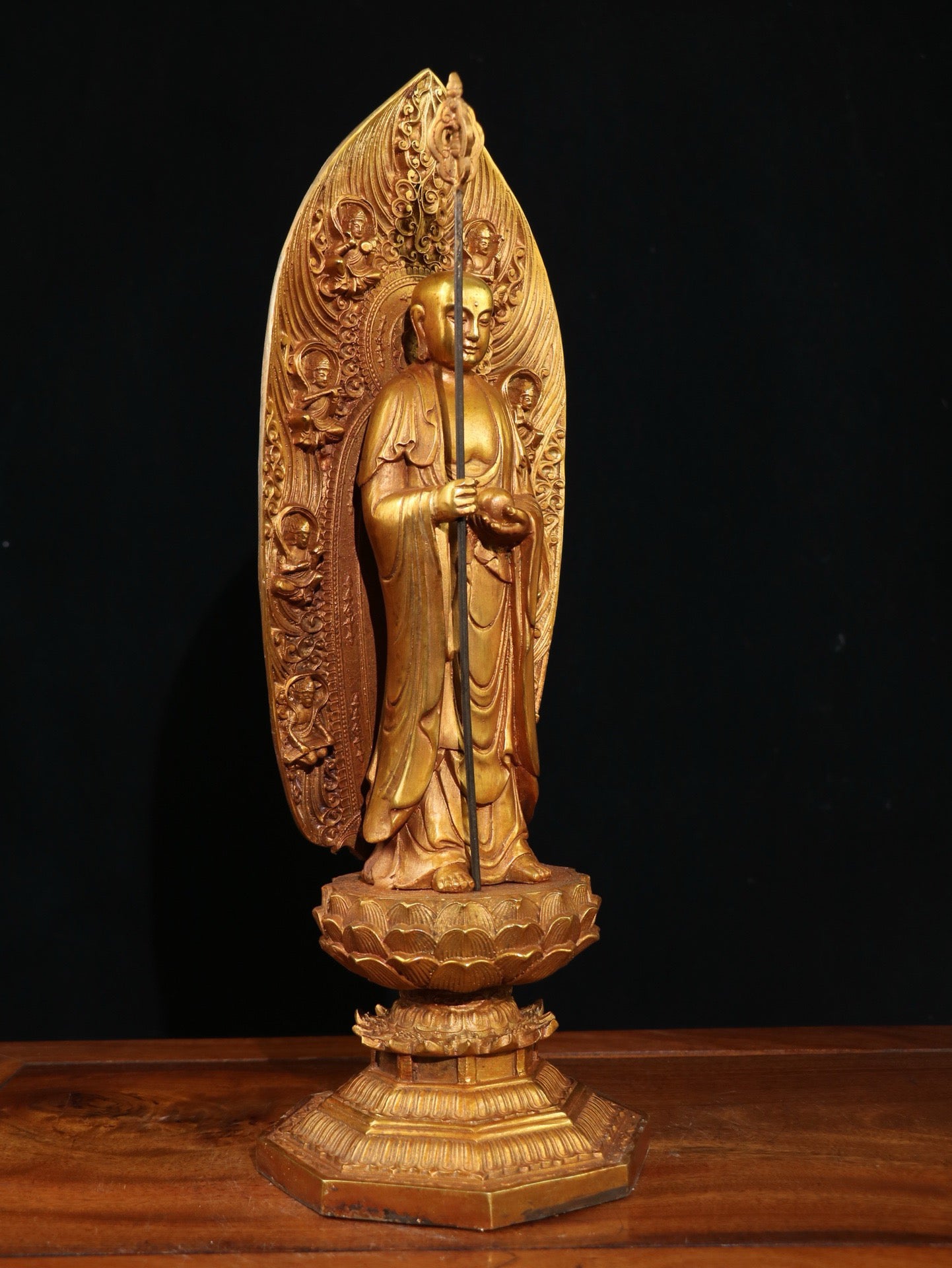 A Chinese antique statue of Ksitigarbha Bodhisattva