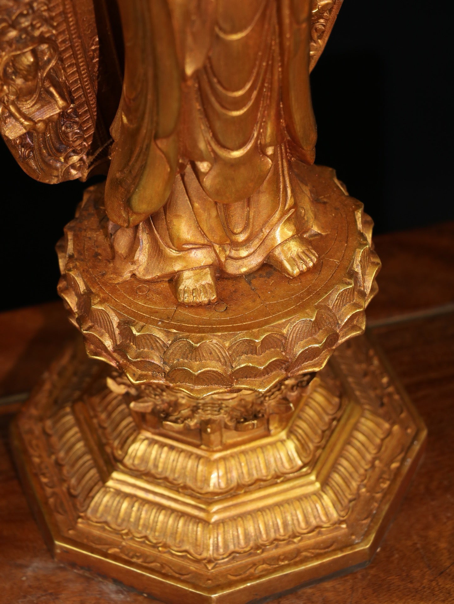 A Chinese antique statue of Ksitigarbha Bodhisattva