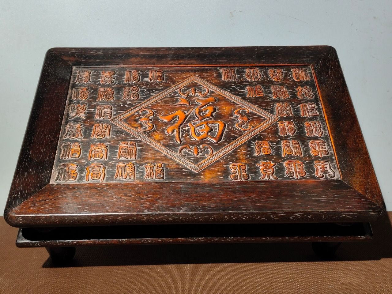 Chinese antique old rosewood tea table