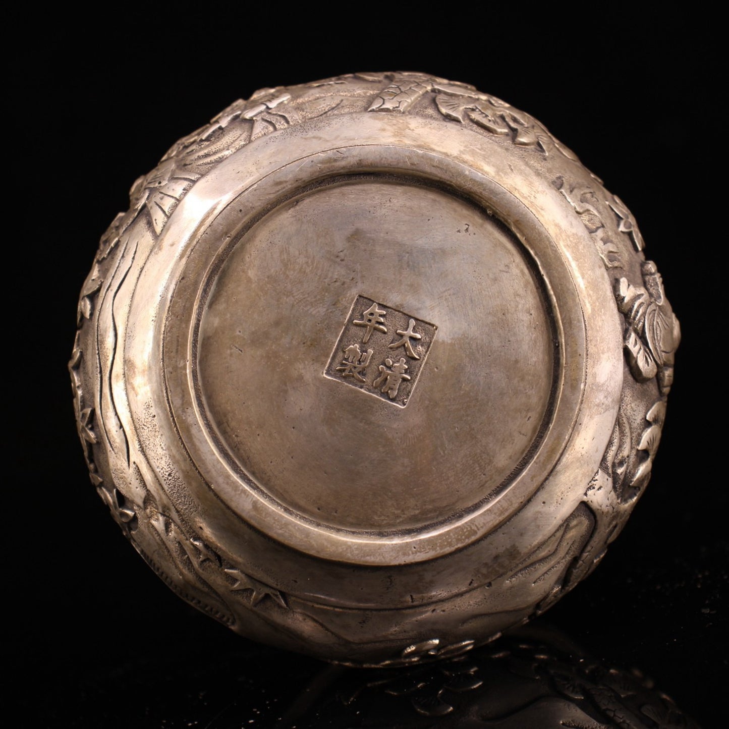 Chinese pure copper rural collection, gold-plated silver handcrafted furnace, carbon furnace