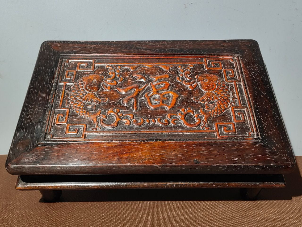 Chinese antique old rosewood tea table