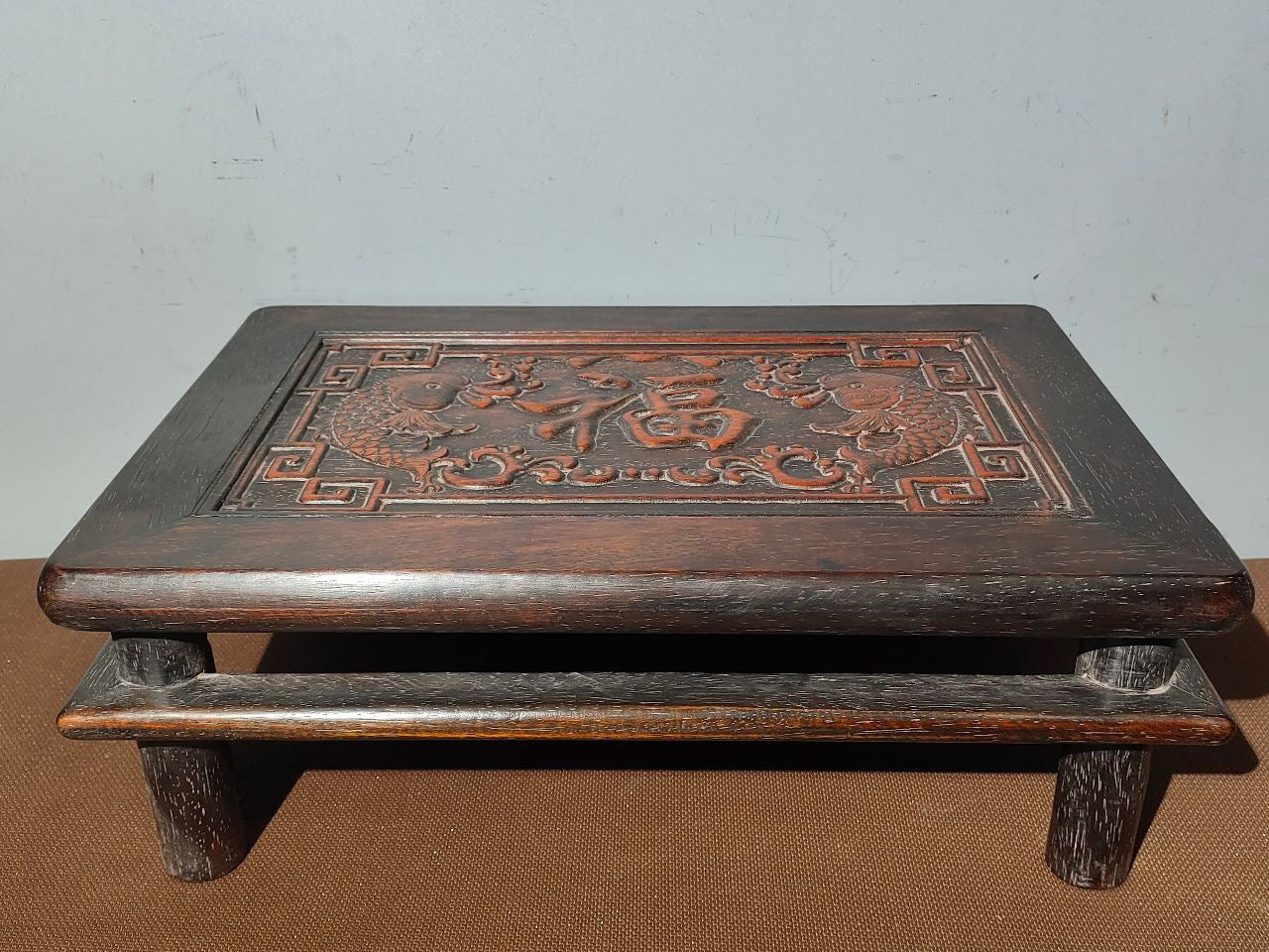 Chinese antique old rosewood tea table