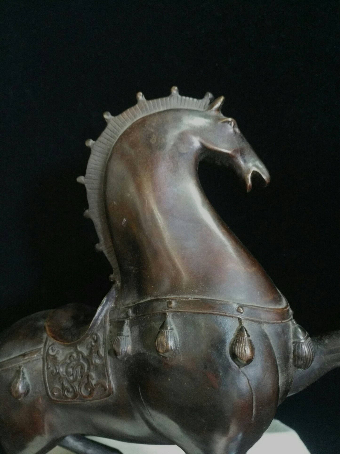 Pure copper feng shui horse
