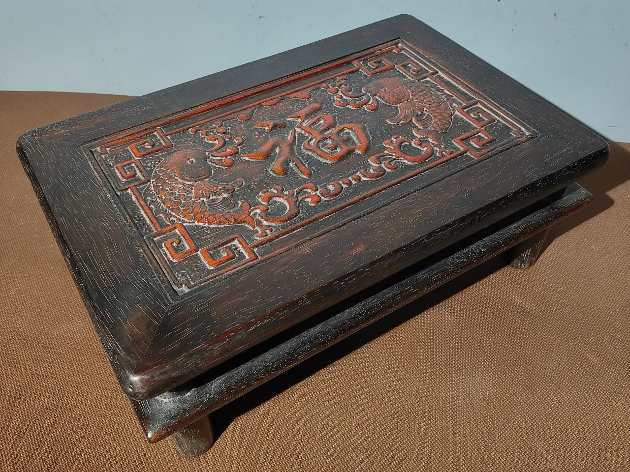 Chinese antique old rosewood tea table