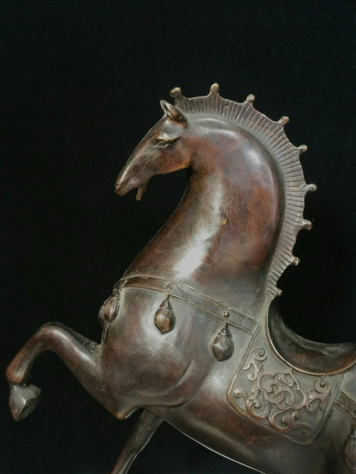 Pure copper feng shui horse