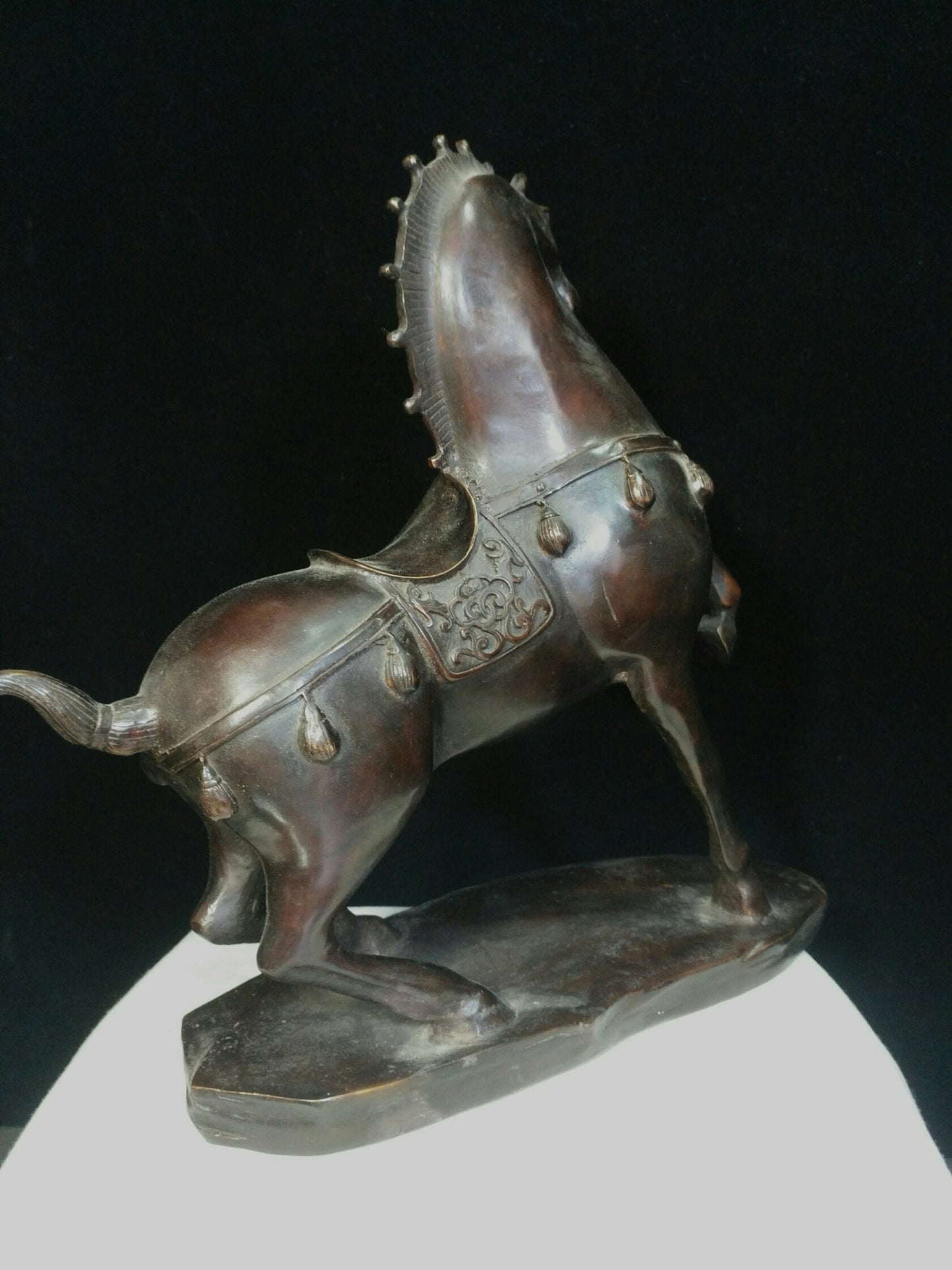Pure copper feng shui horse