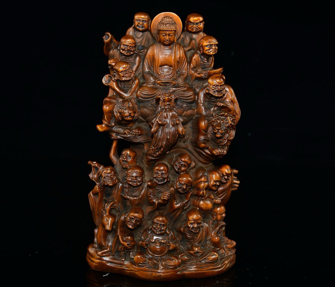 Boxwood 18 Arhat decorations