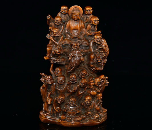 Boxwood 18 Arhat decorations