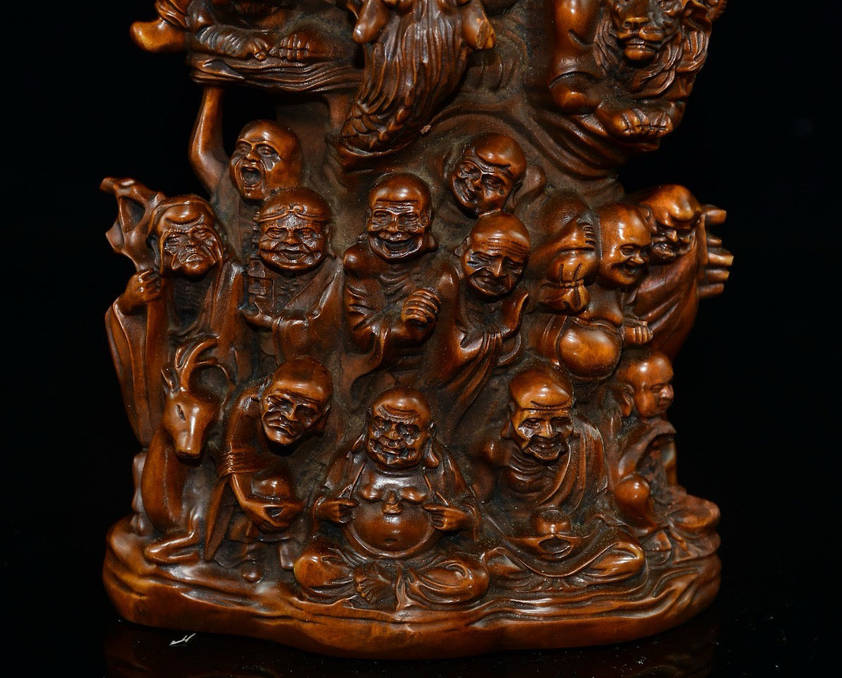 Boxwood 18 Arhat decorations