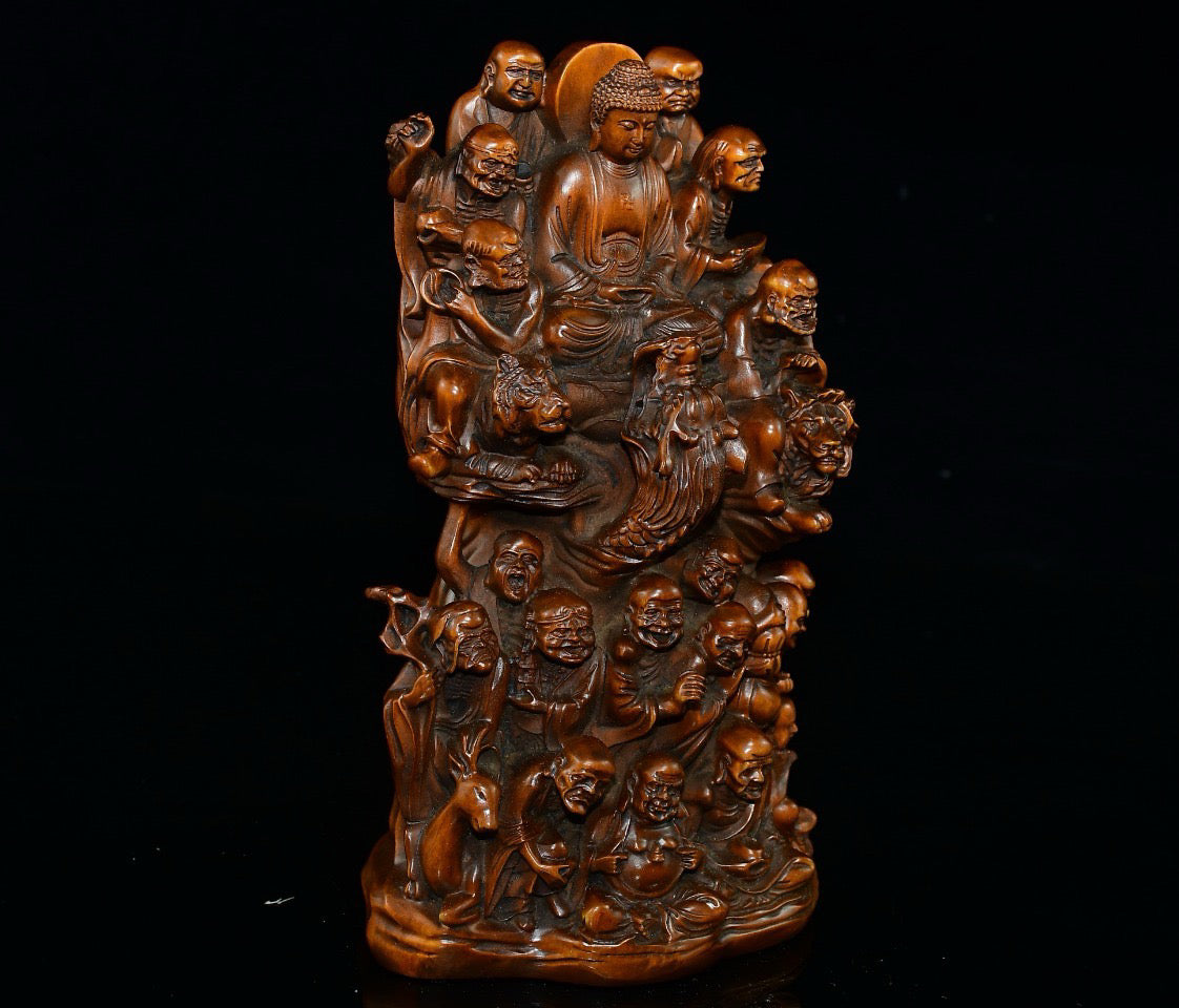 Boxwood 18 Arhat decorations