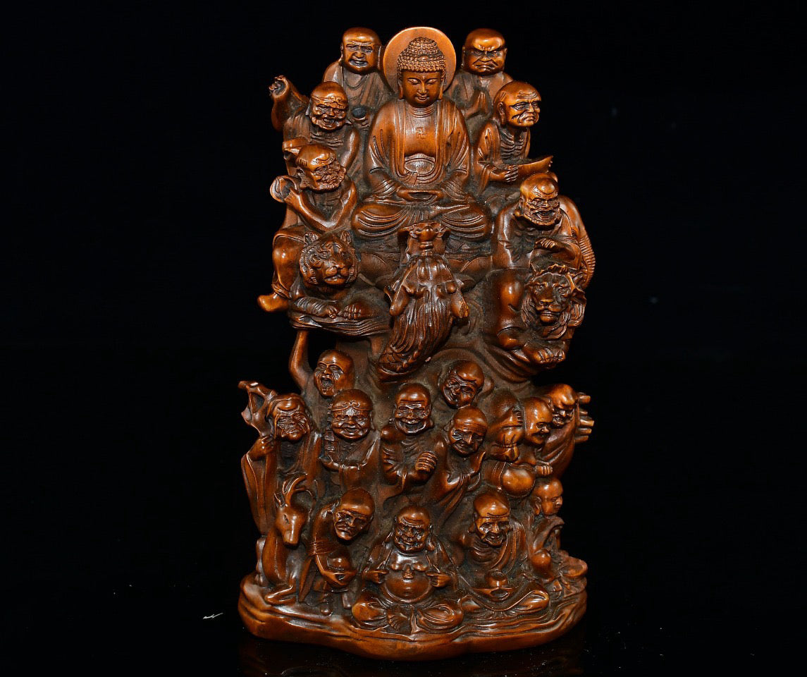 Boxwood 18 Arhat decorations