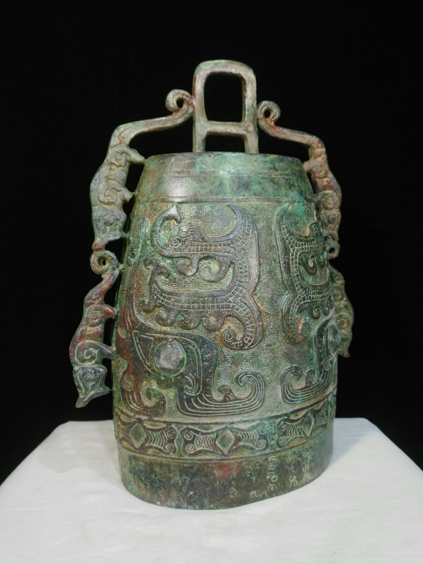 Bronze instrument Four Tiger Bo Bell