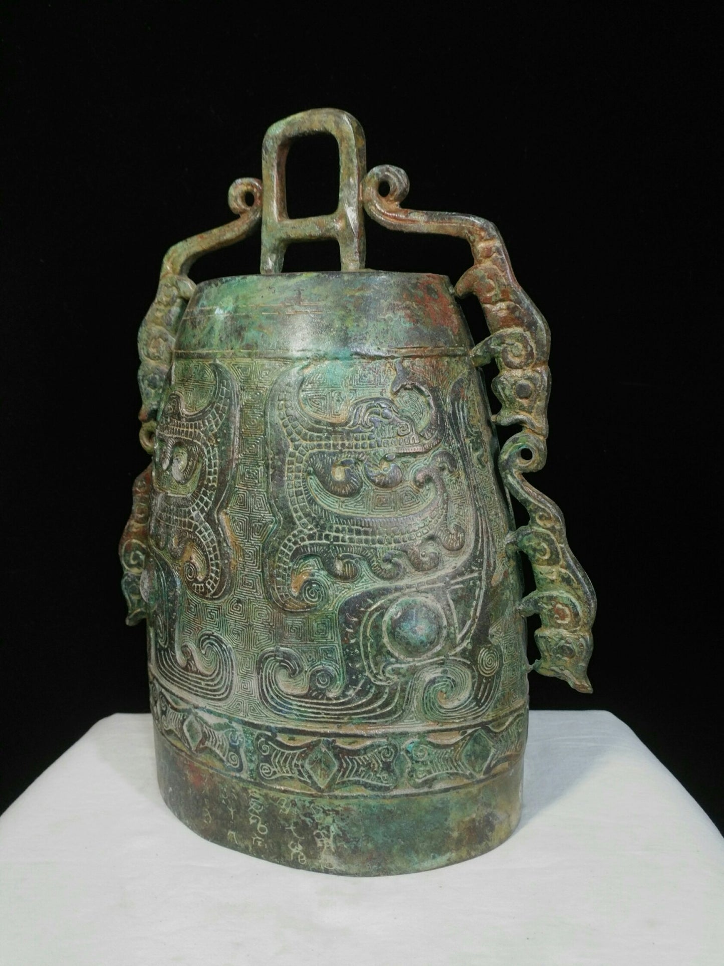 Bronze instrument Four Tiger Bo Bell