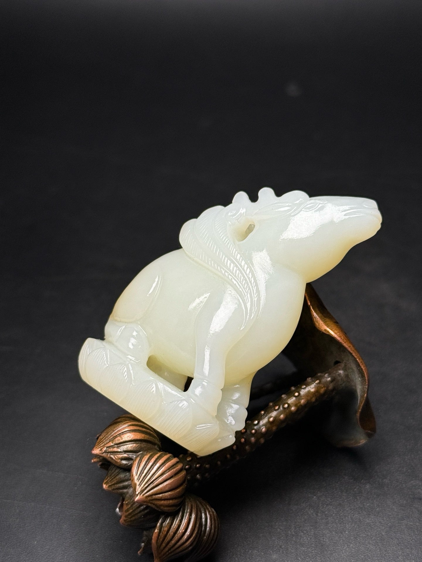 Chinese antique Hetian Yuming jade pieces