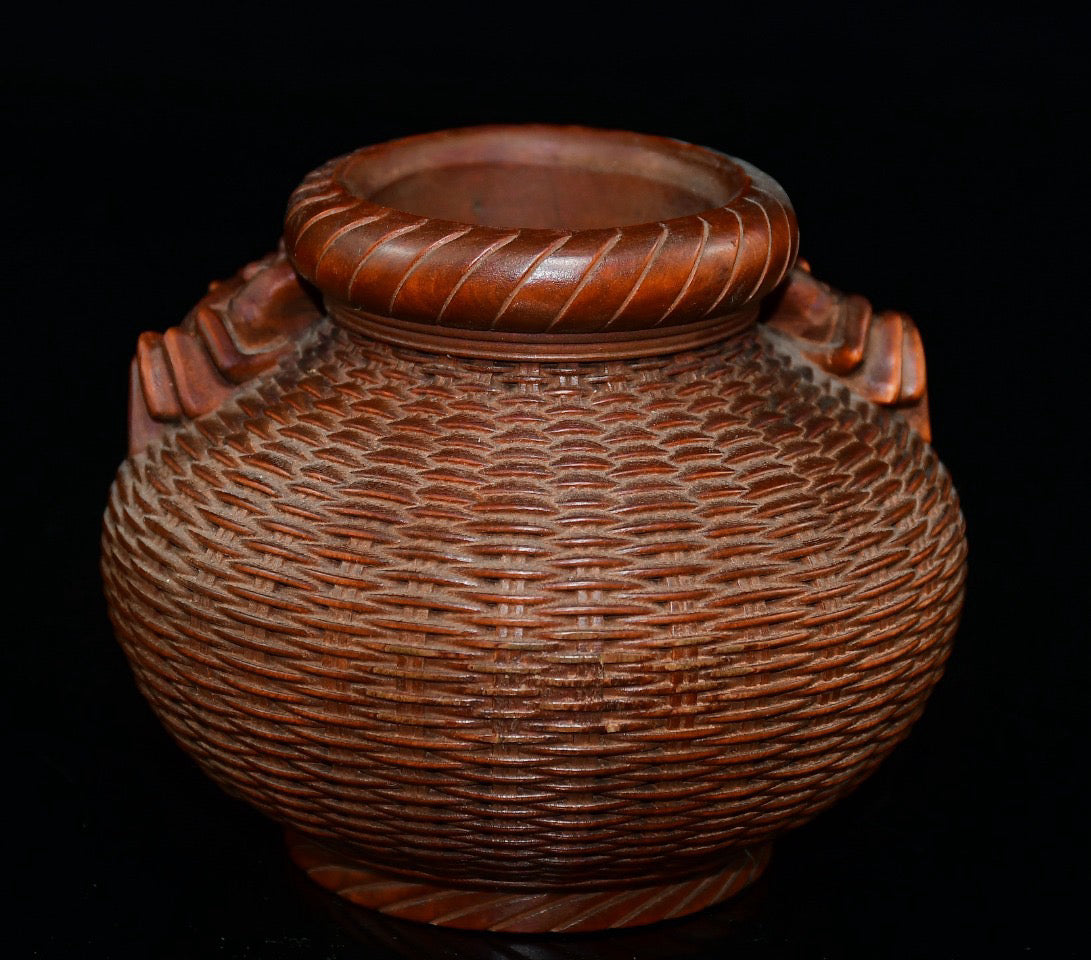 Huangyang wood crab basket ornament