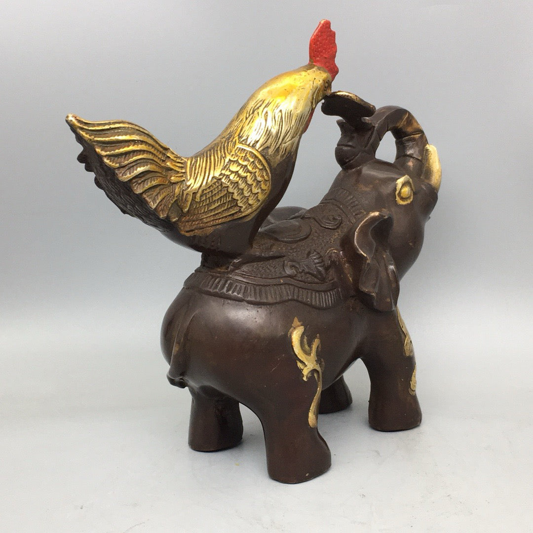 Chinese antique pure copper auspicious ornaments