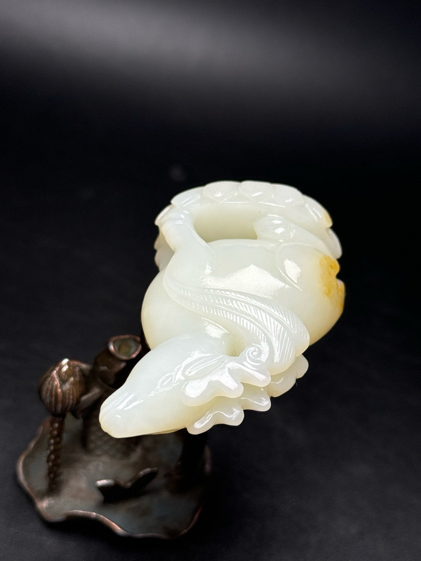 Chinese antique Hetian Yuming jade pieces