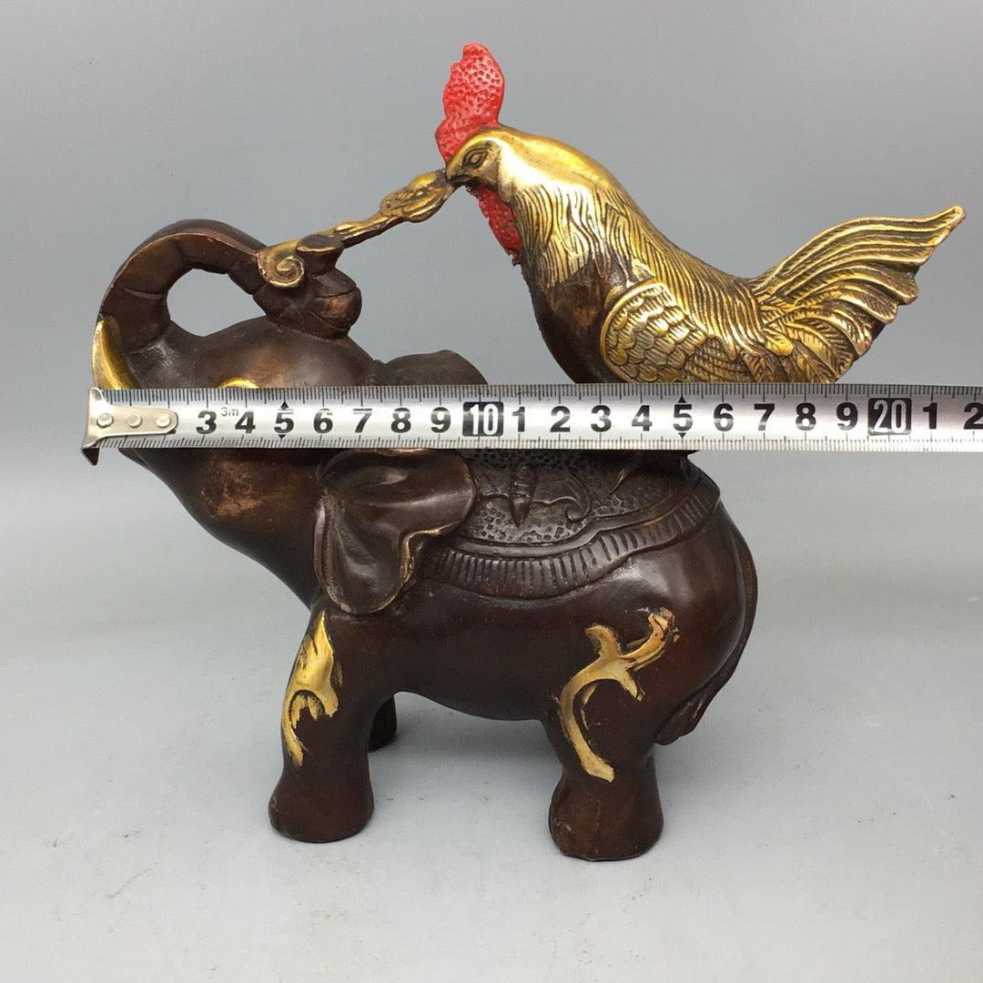 Chinese antique pure copper auspicious ornaments