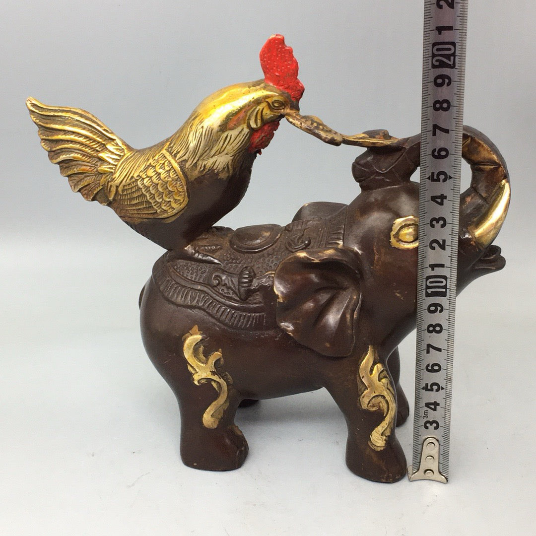 Chinese antique pure copper auspicious ornaments
