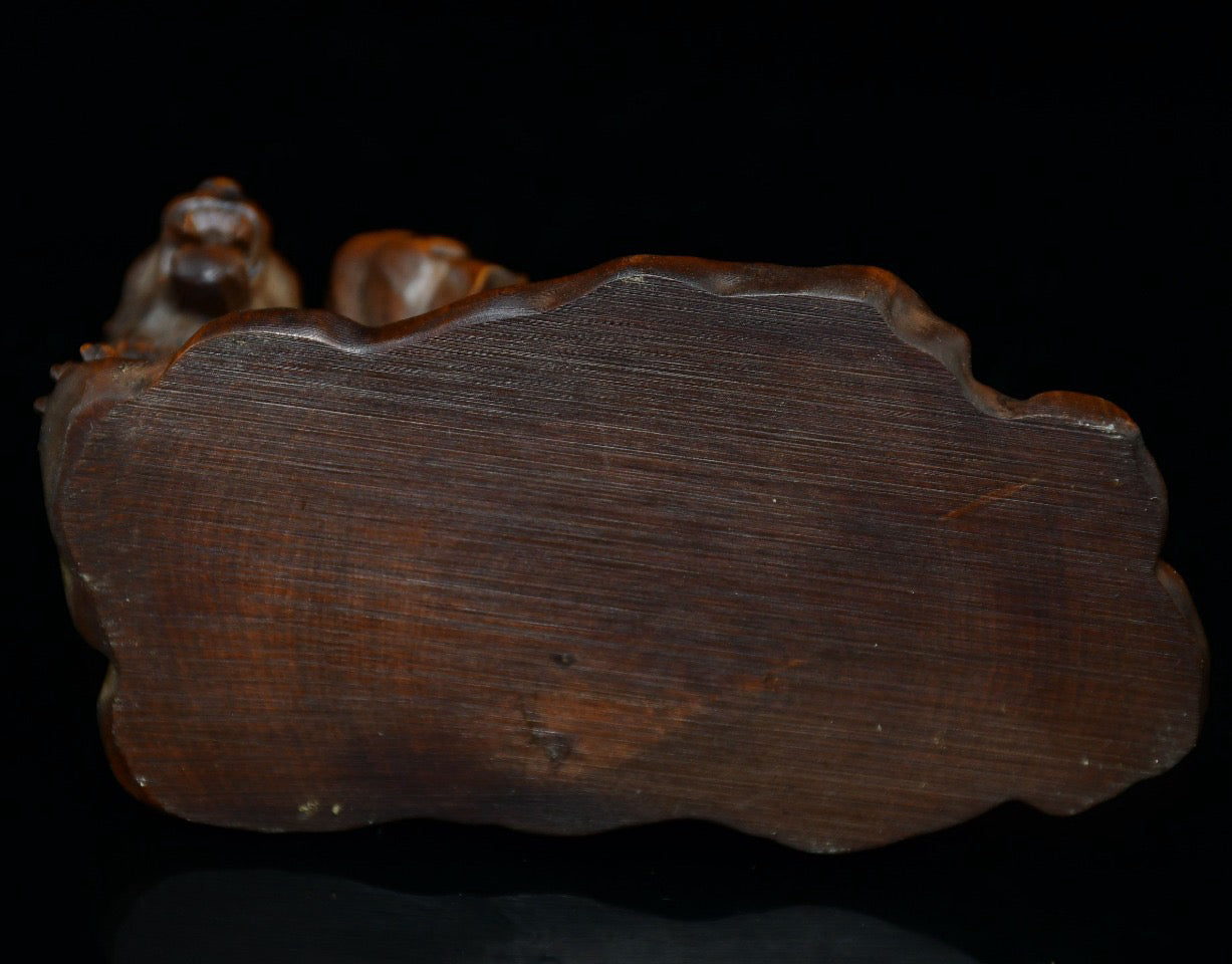 Huangyang Wood Martial God of Wealth Ornament