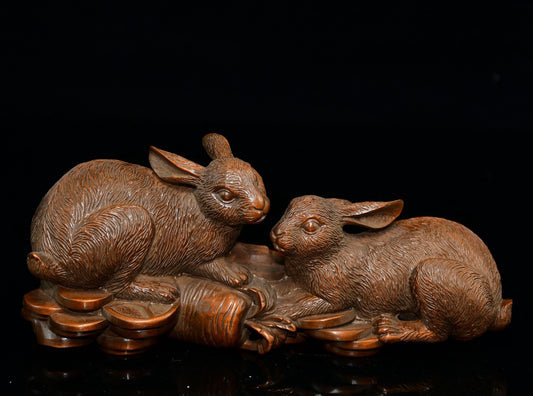 Huangyangmu rabbit ornament
