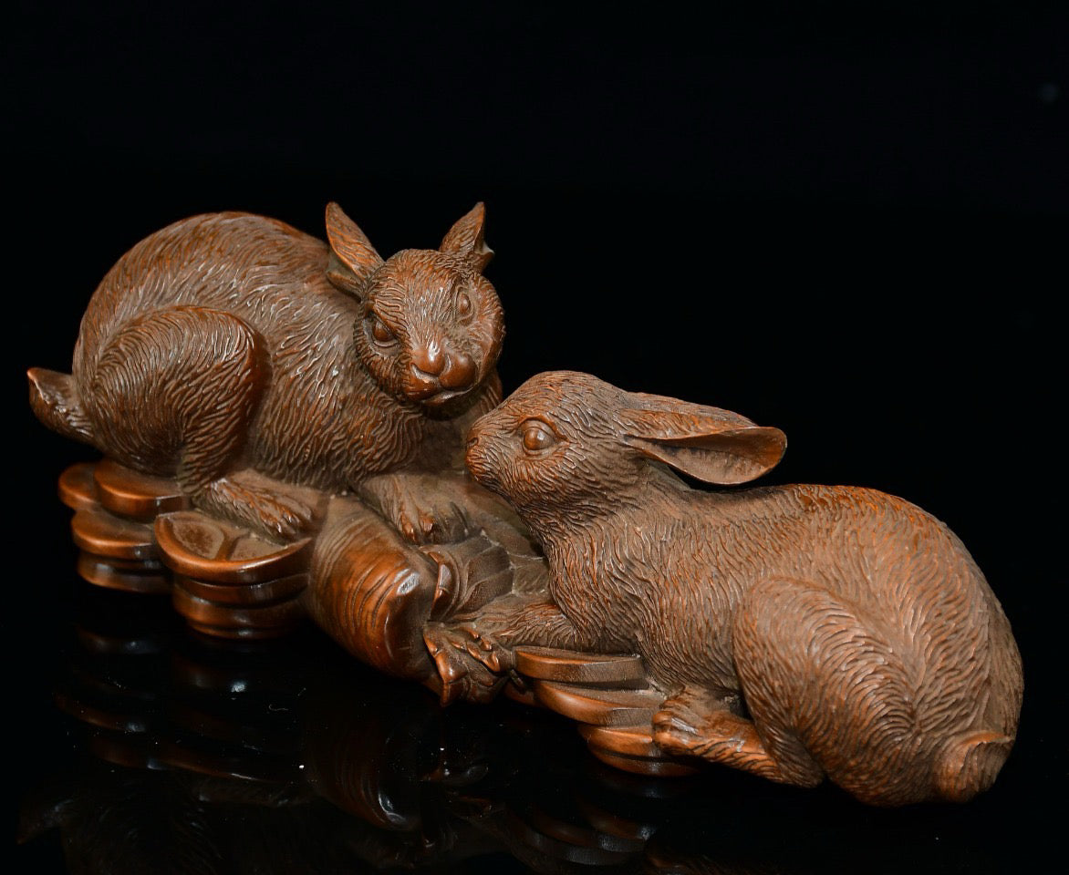 Huangyangmu rabbit ornament